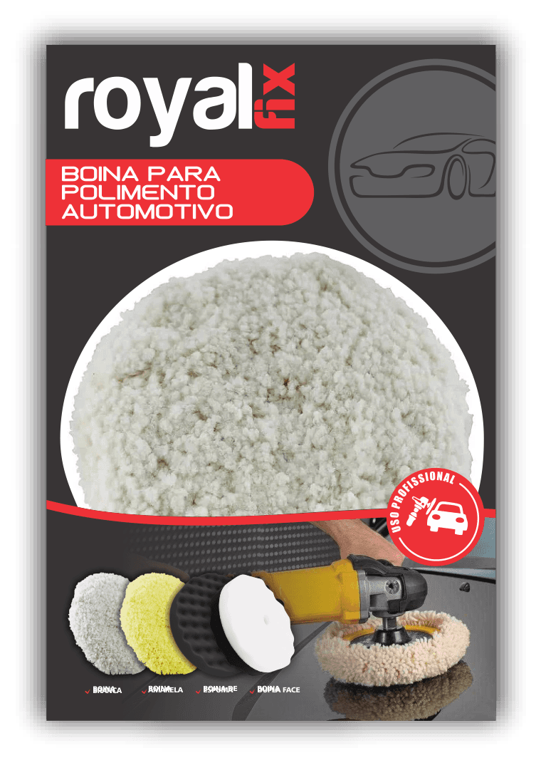 Royal Fix Boina para polimento branca