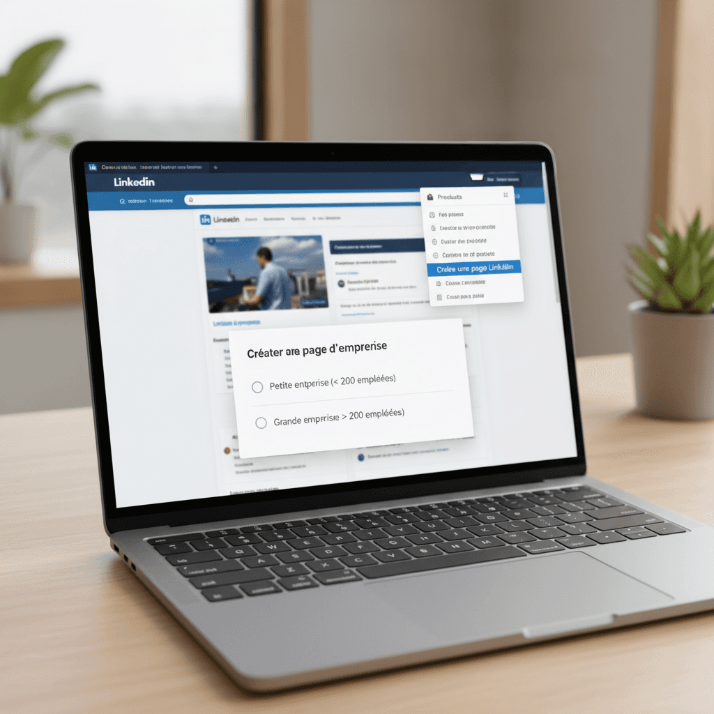 comment créer une page linkedin entreprise