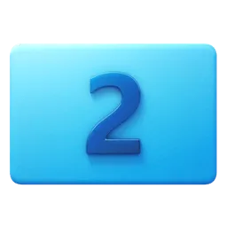 Logo van het cijfer "2"