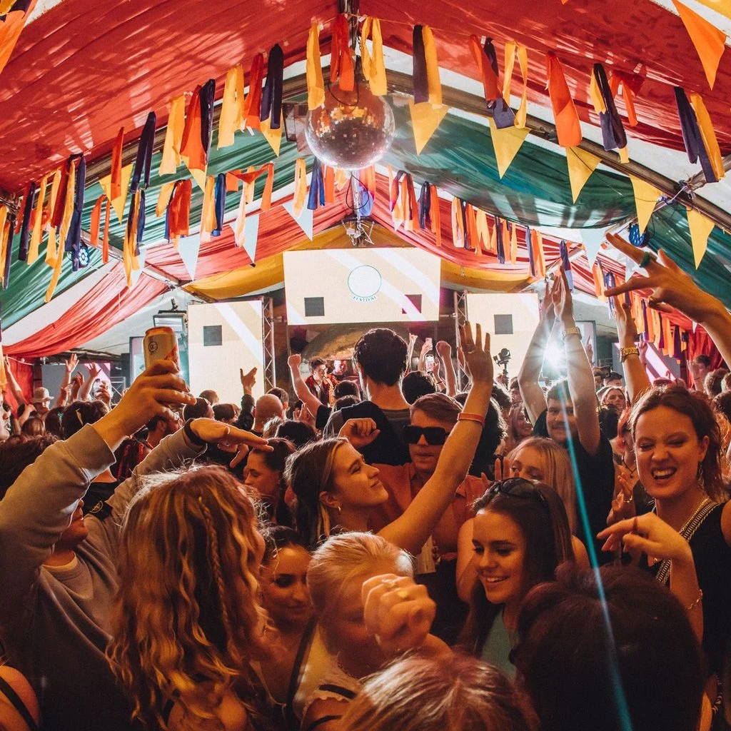 People dancing at the Better Days Festival in Leeds