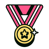 Illustration of medal award