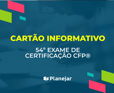 Banner Planejar - 54ª Exame