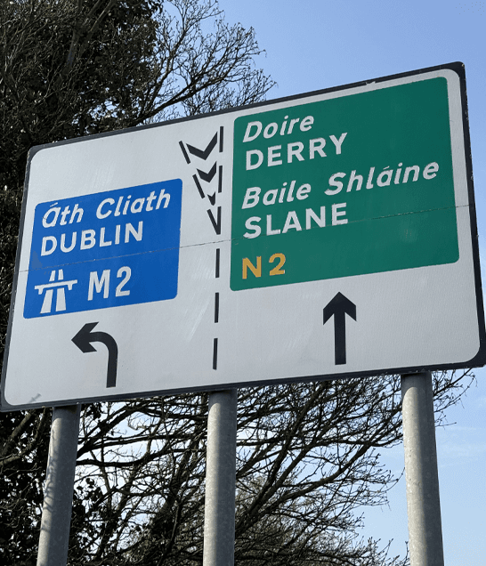 Motorway signpost | Egland Park | Ashbourne, Co Meath