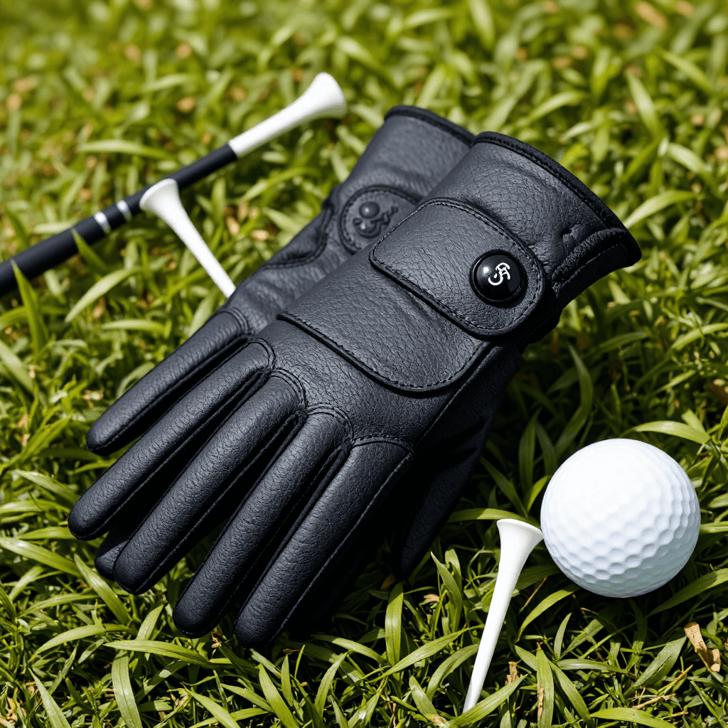product photography of golf gloves