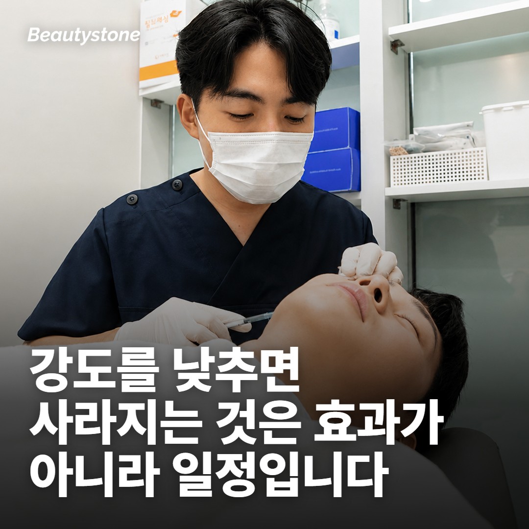 강도를 낮추면 결과는 어떻게 달라지나
