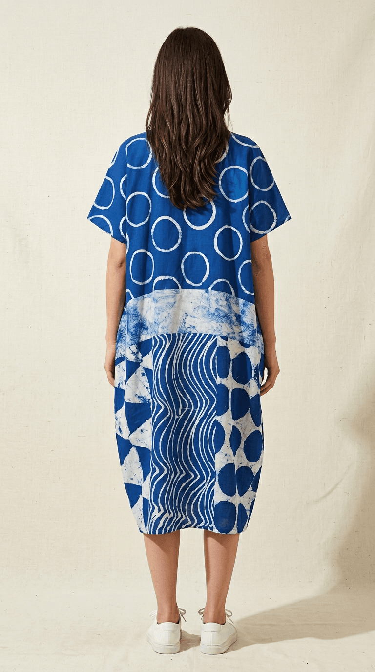 Indigo Check Set