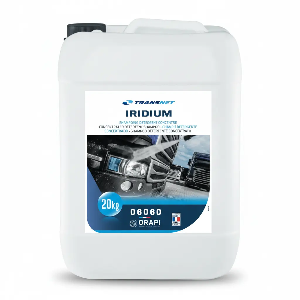 IRIDIUM - mocny skoncentrowany szampon dla myjni portalowych TIR i maszyn budowlanych, pH 11.75