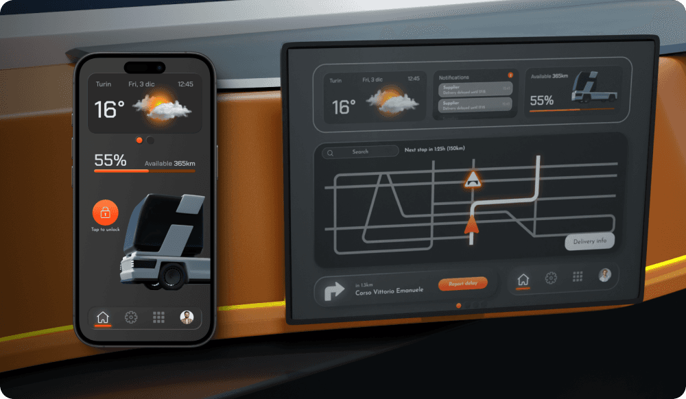IVECO HMI and MOBILE APP