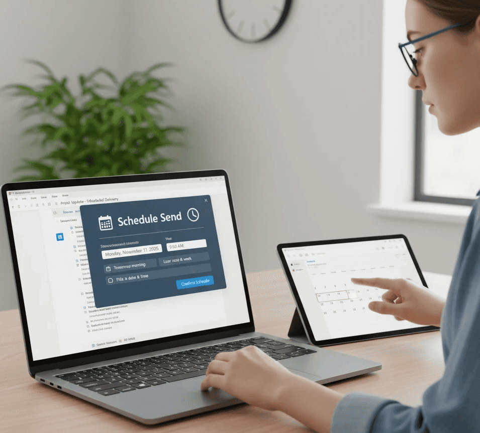 How to schedule emails and boost productivity