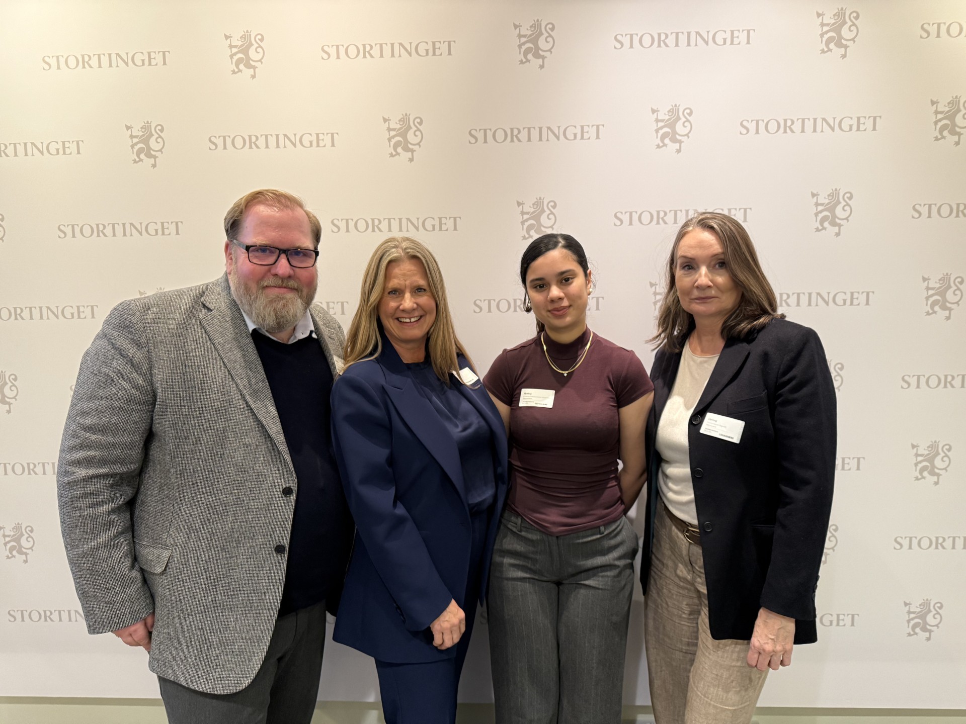 Cathrine Moksness, Tor Bernhard Slaathaug, Keisha Merino, og Ragnhild Hylland Hansen