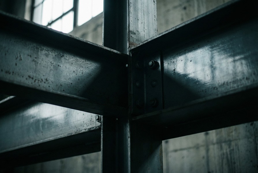A person stands in a sandstone cave.