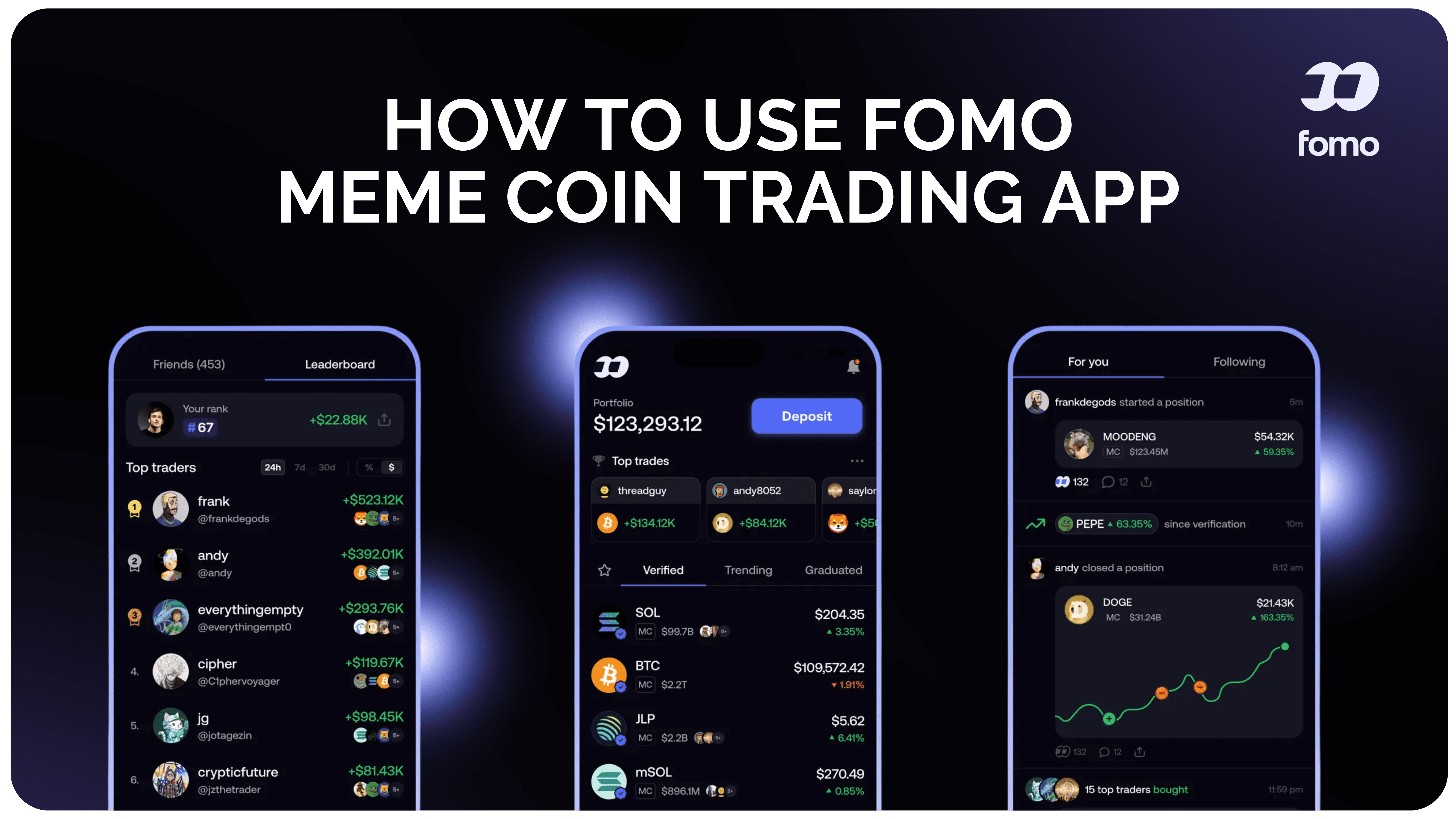 how to trade meme coins on fomo mobile trading app