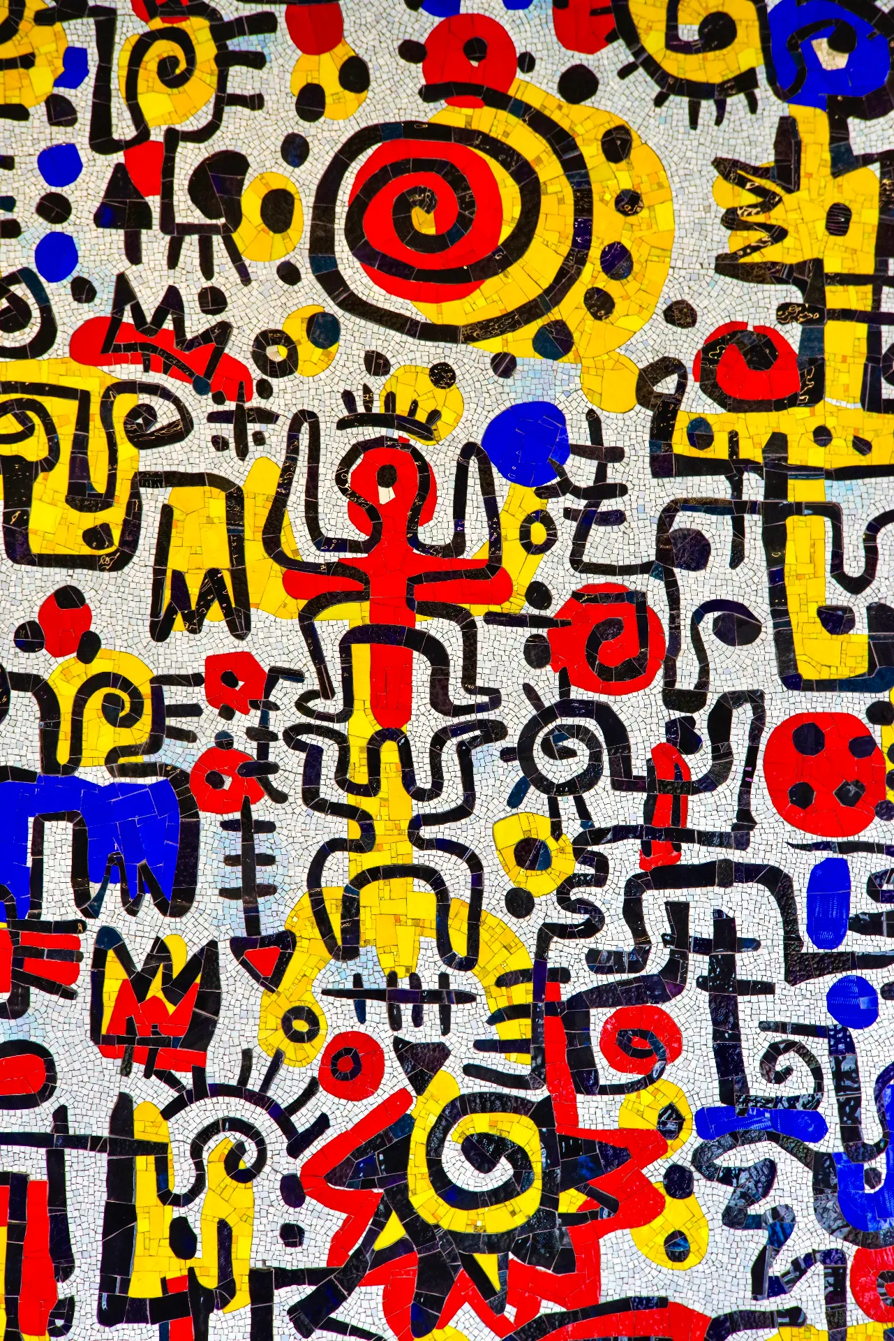 "Conversation" Bowie State University. 18 feet wide by 15 feet high. 