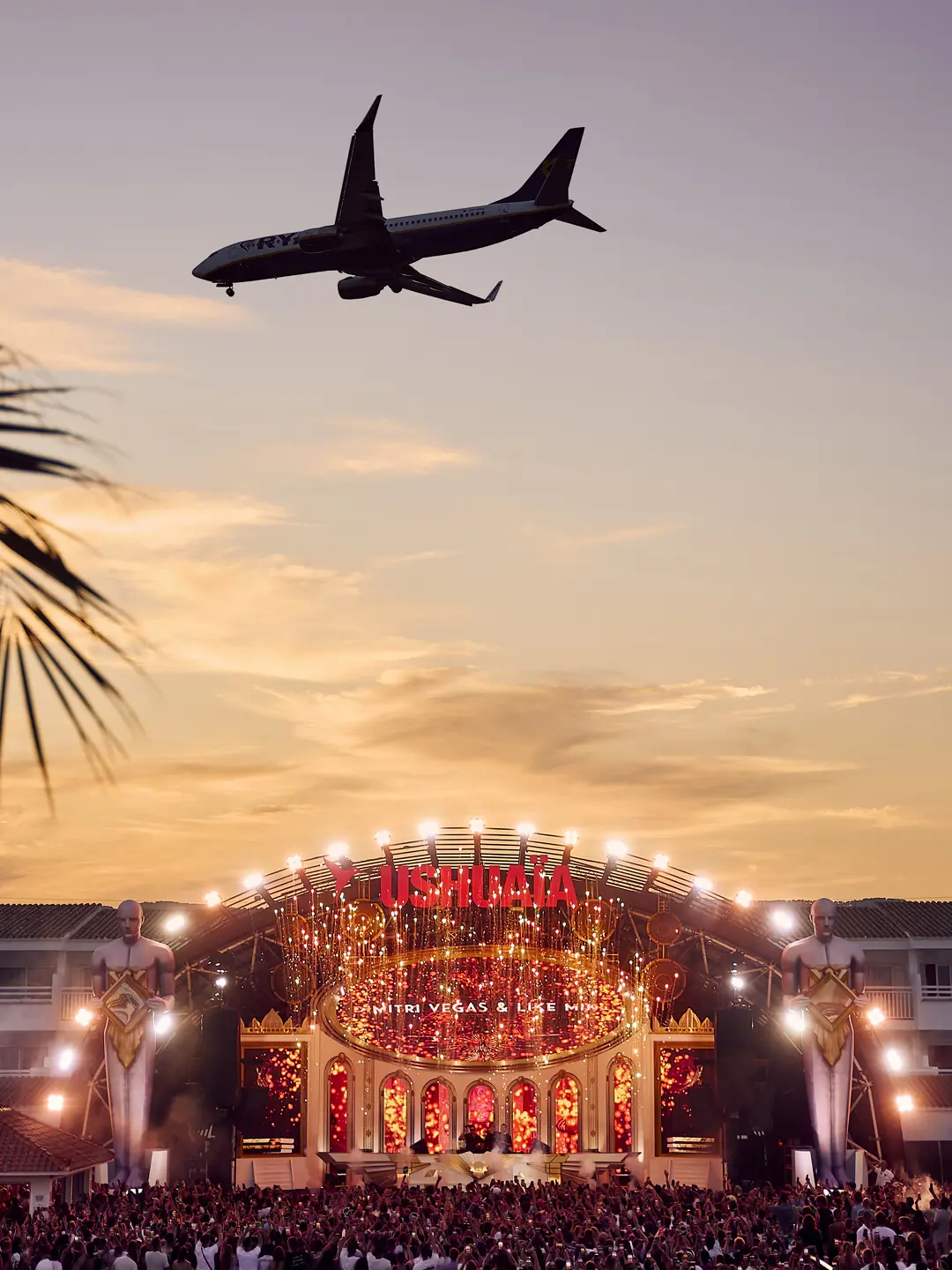 Dimitri Vegas & Like Mike live during Tomorrowland at Ushuaïa Ibiza 