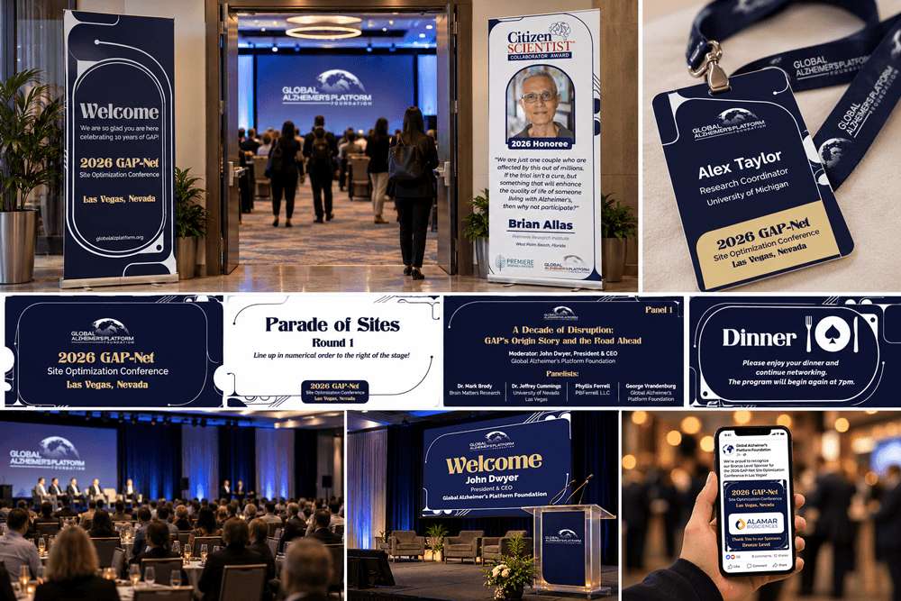 GAP-Net Las Vegas annual conference brand system mockup