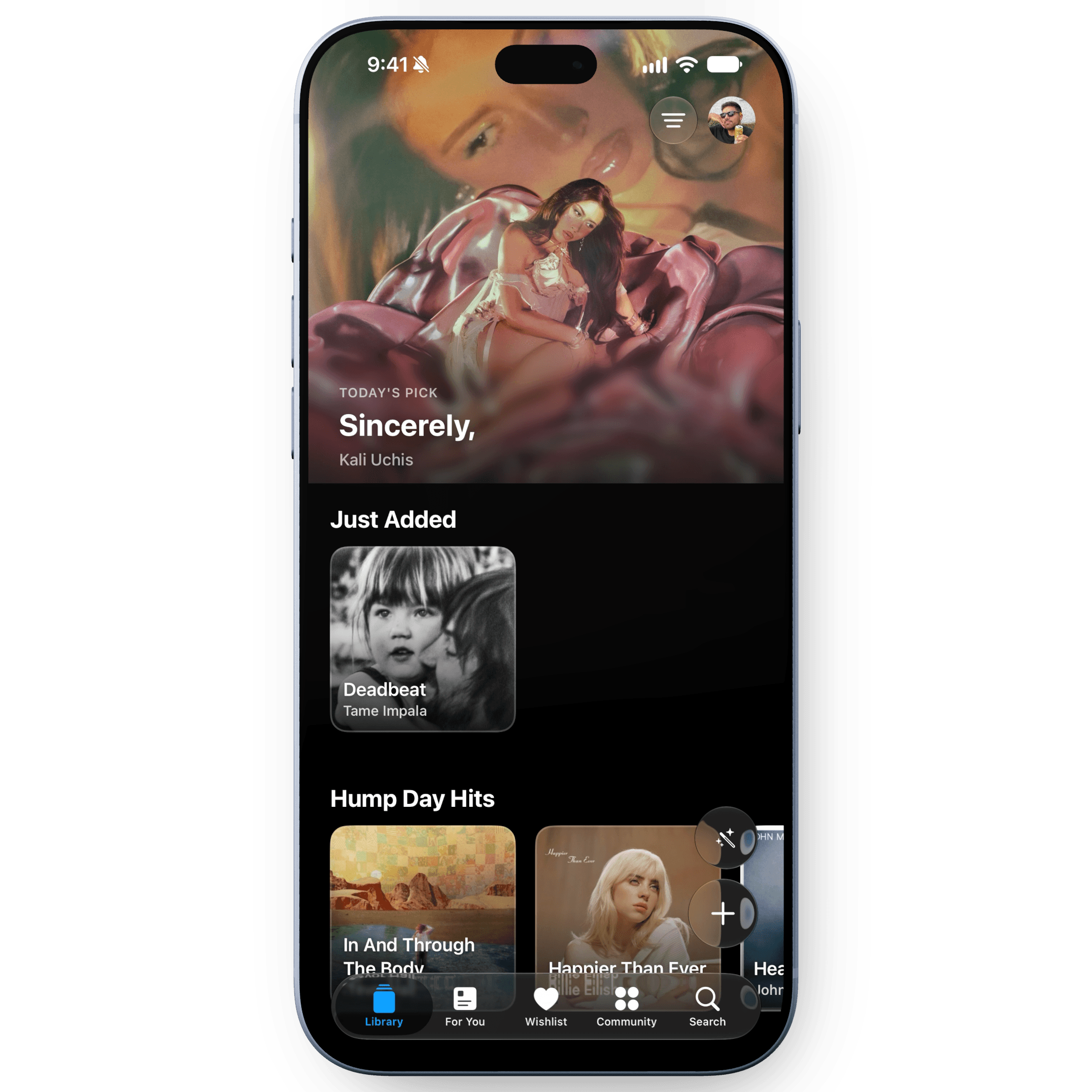 Needl on iPhone