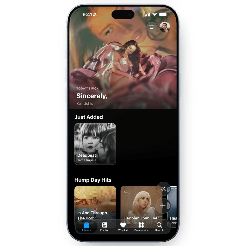 Needl on iPhone