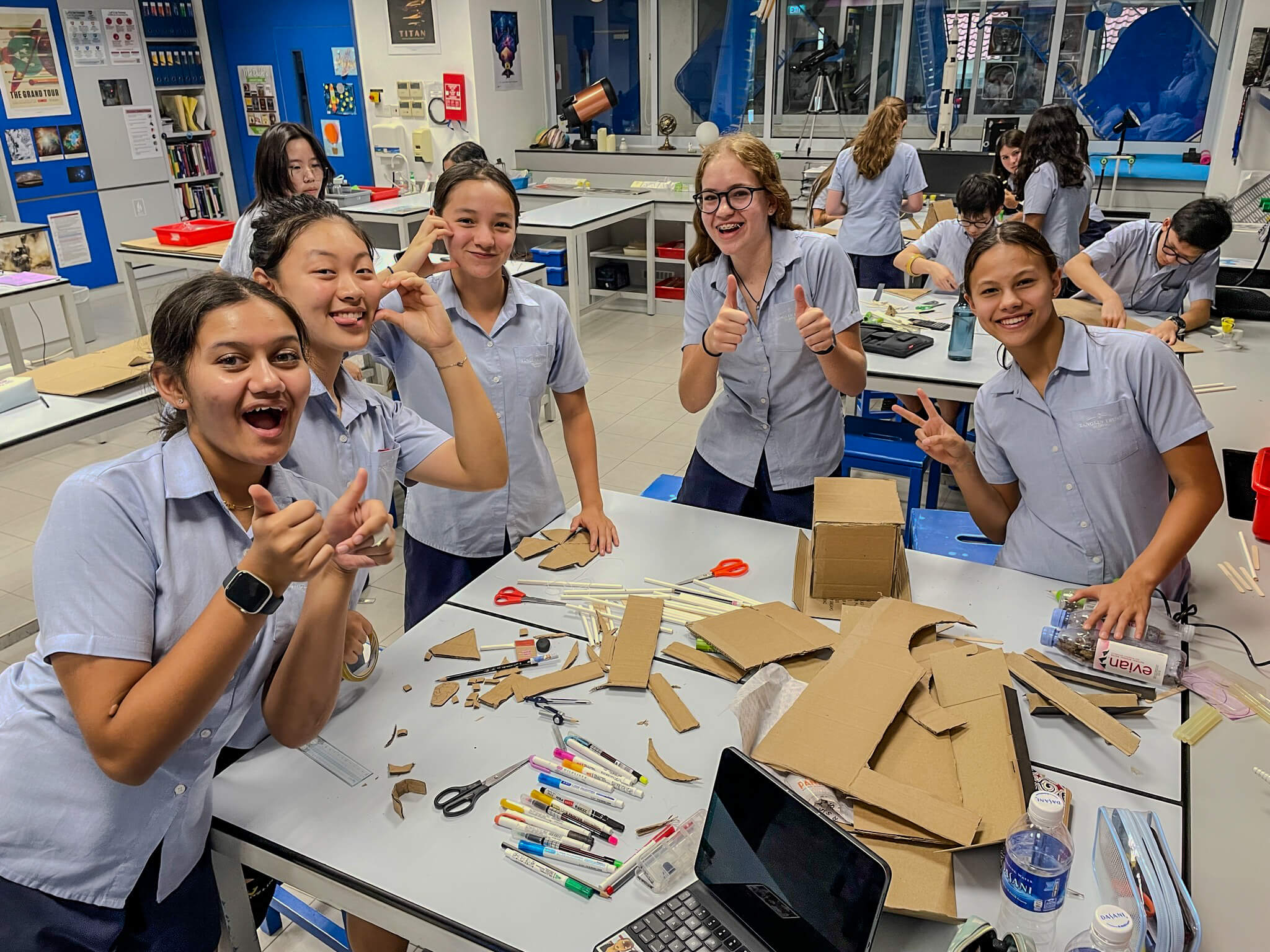 A Level Students in Tanglin Trust School