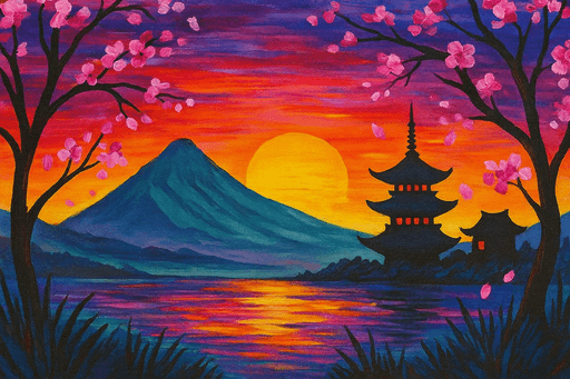 Mountain and sun