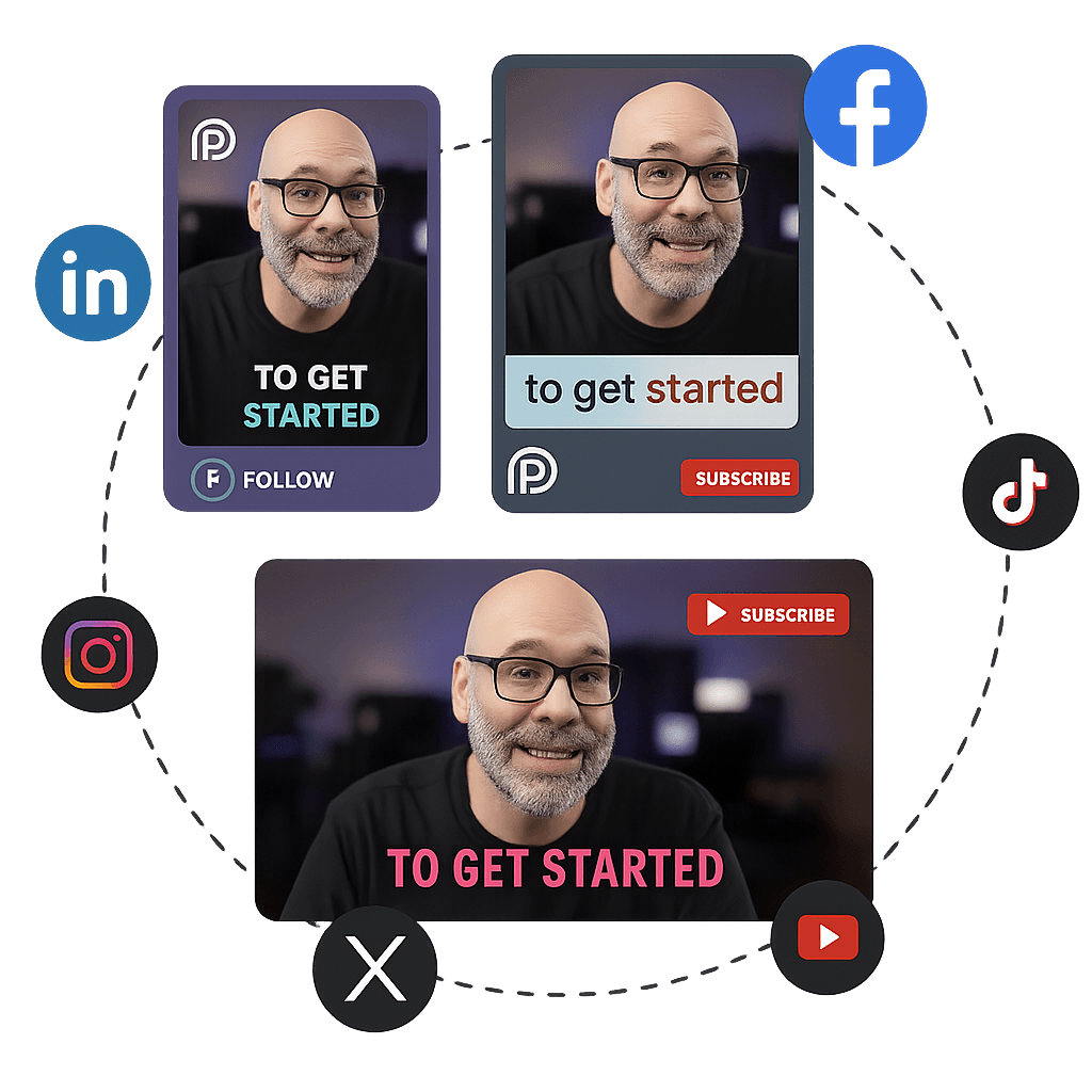 Showing a variety of captions generated by the ShortMaker
