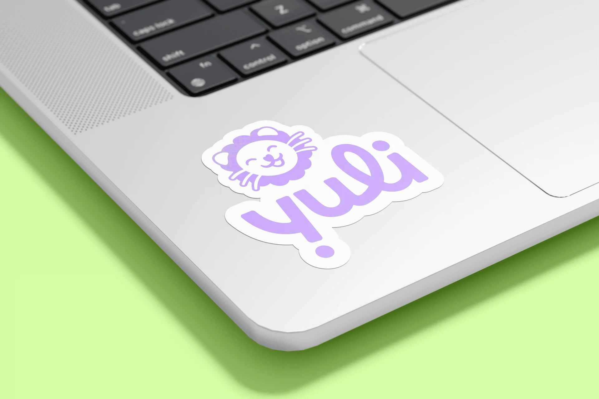 Sticker du logo Yuli, imaginé par Coralie De Almeida, graphiste