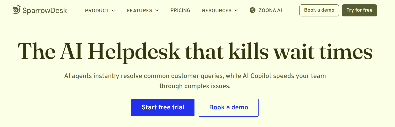sparrowdesk - AI Chatbot Software