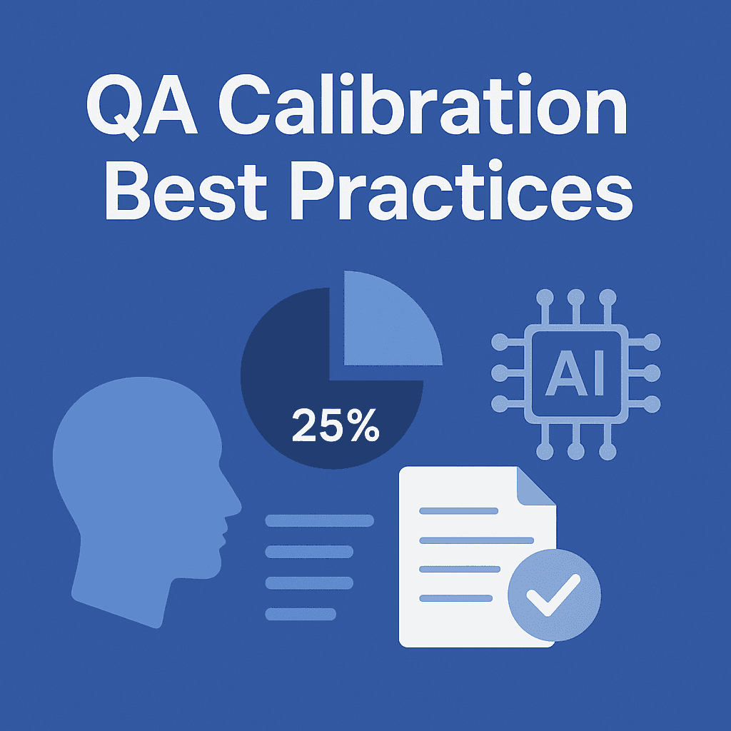 Best Practices for AI QA Calibration