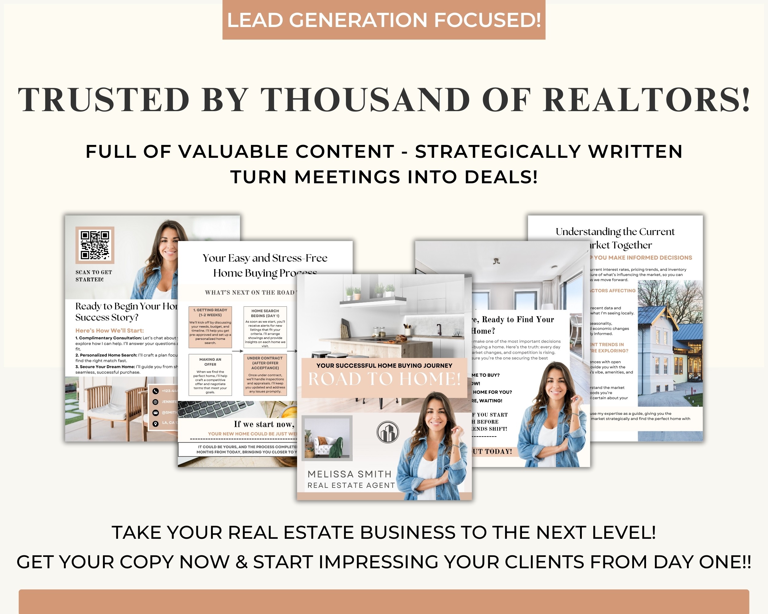 real estate bundle, home buyer guide, home seller guidei real estate listing presentation template