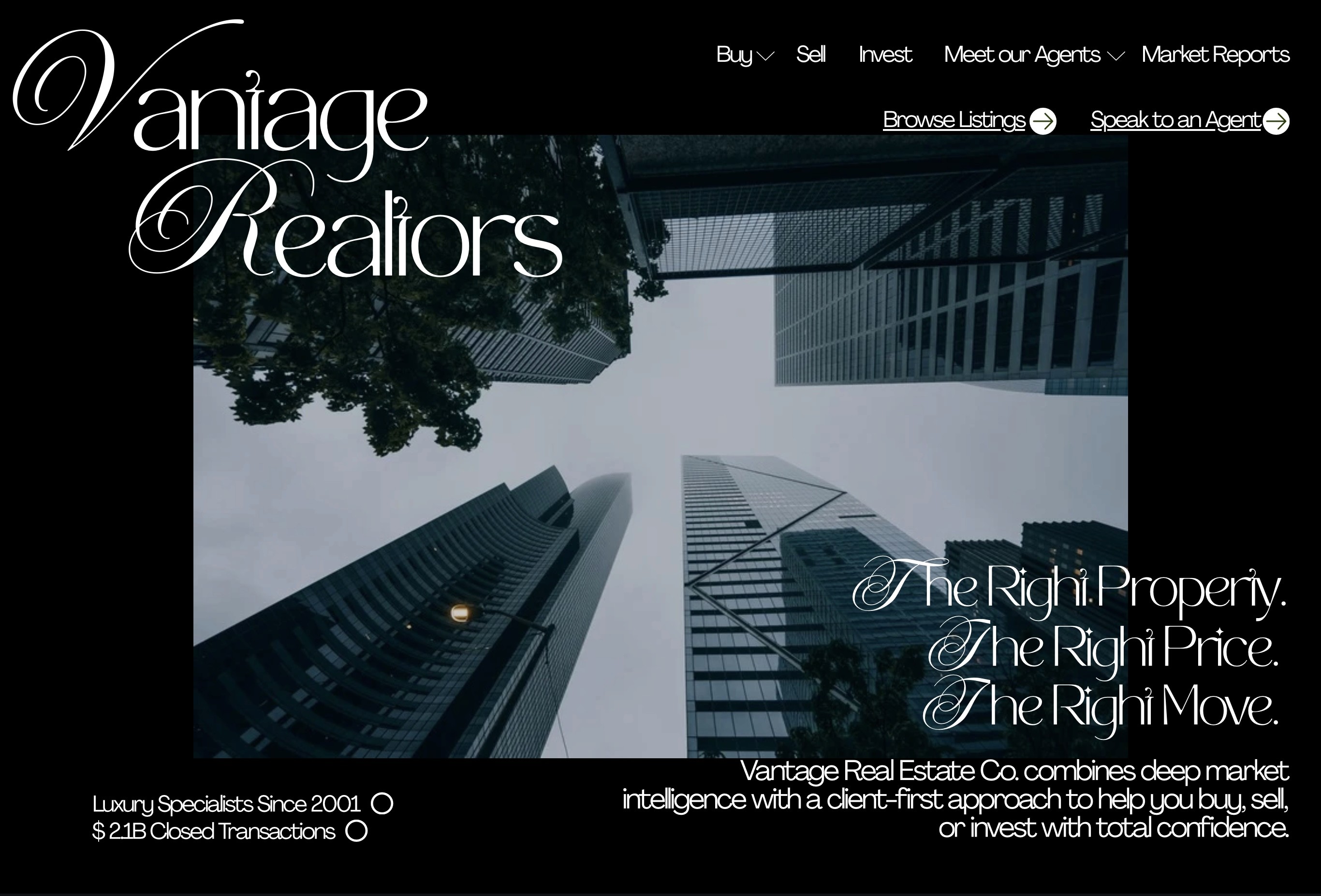 Real Estate Company Website Design