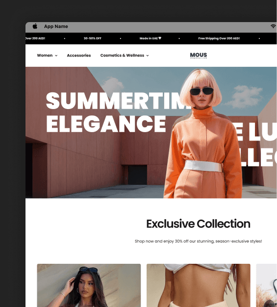 Website showcase