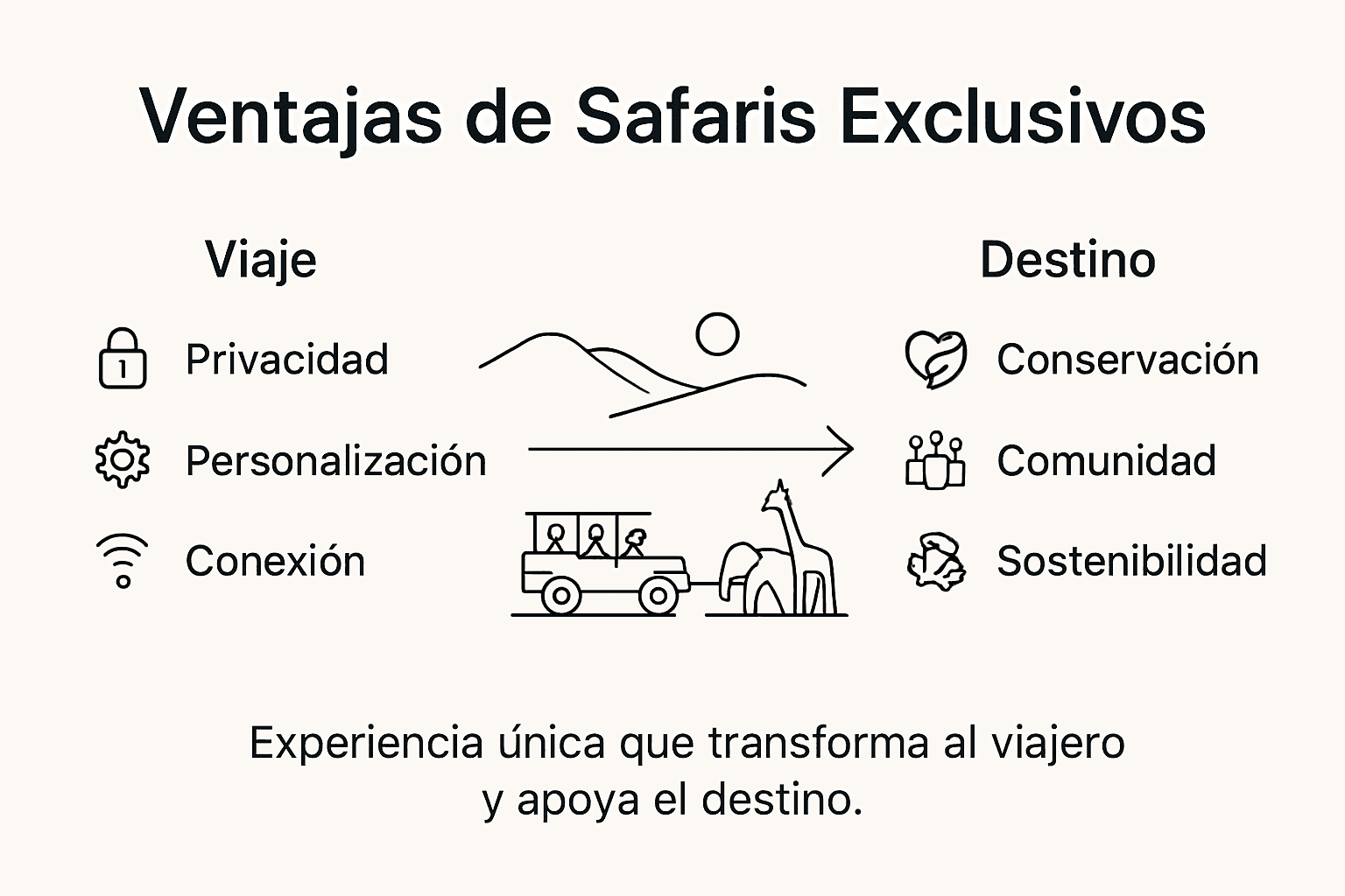 Infografía: descubre las ventajas de vivir un safari exclusivo en Namibia