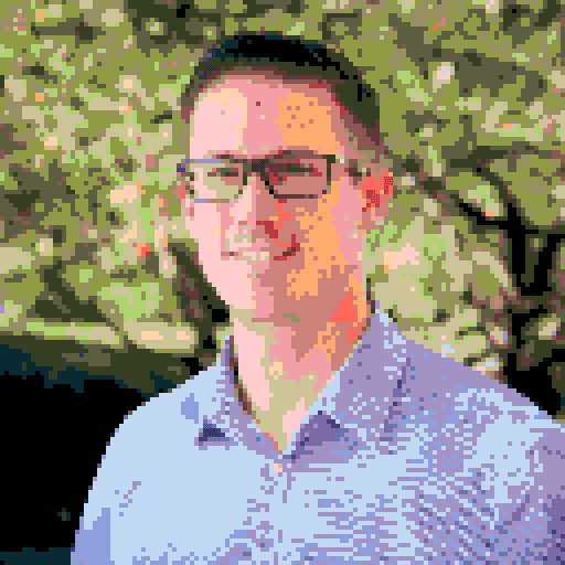 Pixel portrait of Jon Singo.