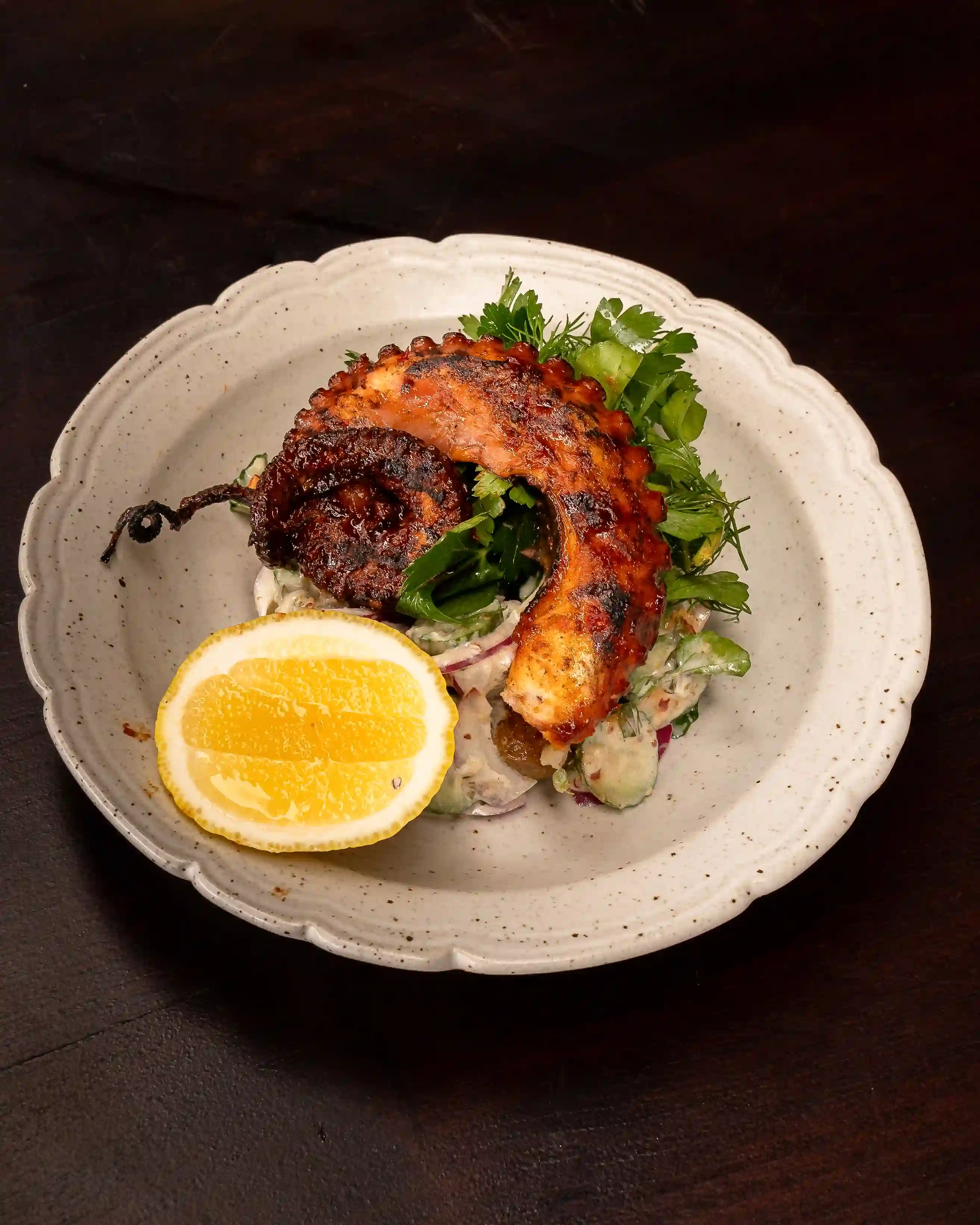 octopus dish restaurant in ubud