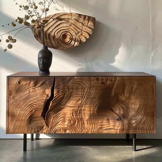 Wooden sideboard