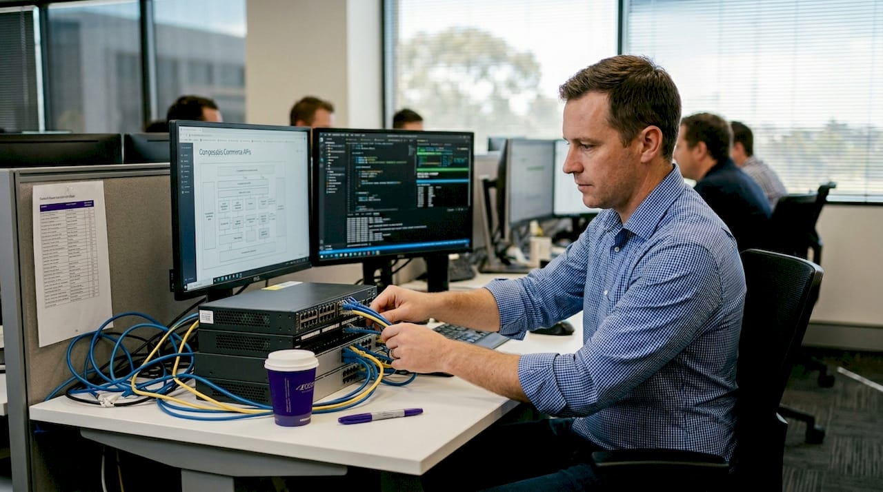 IT manager wiring composable commerce systems