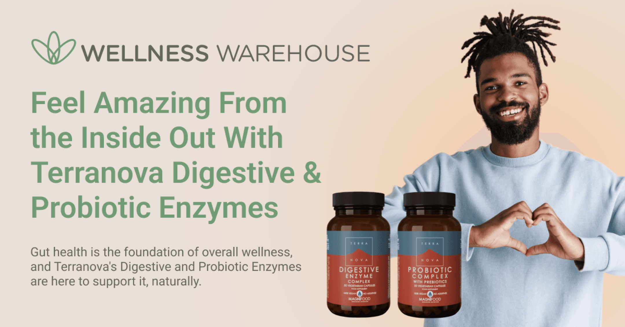 Wellness Warehouse Terranova Supplements digital campaign