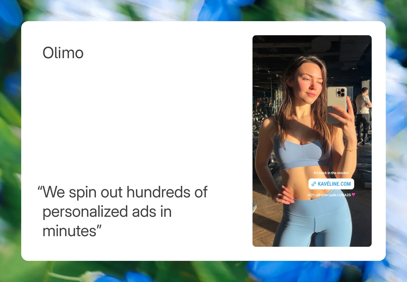 Olimo's Success Story