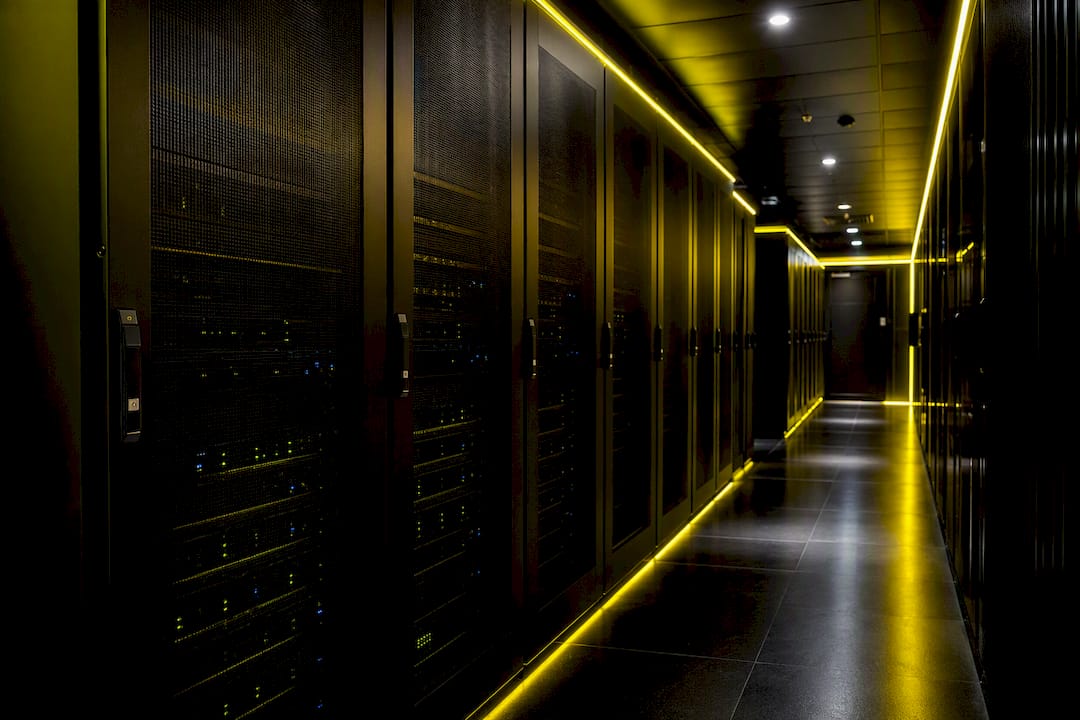 Secure server racks in data center