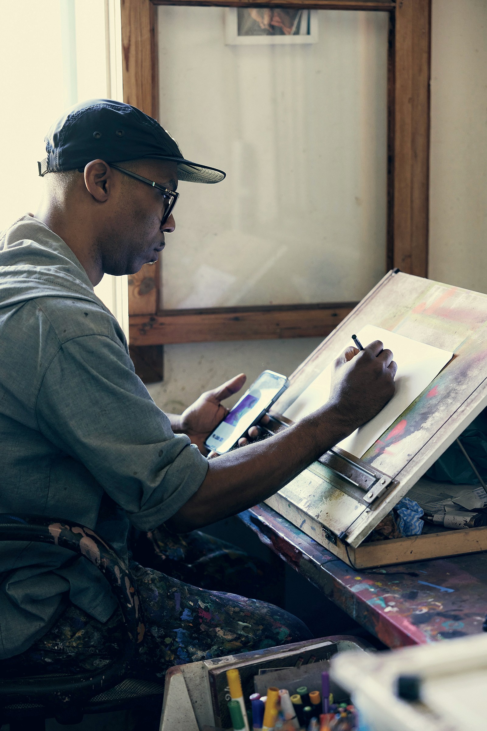 Shared art studio steps from your ONPointe apartment.