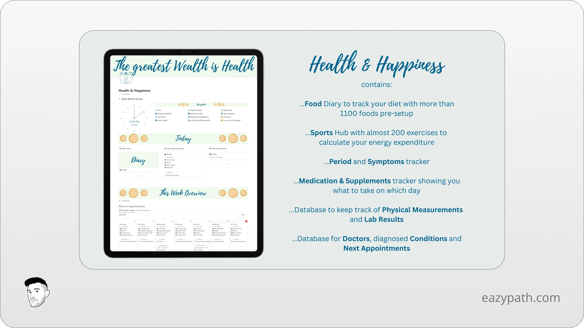 Health Notion Templates - Anica