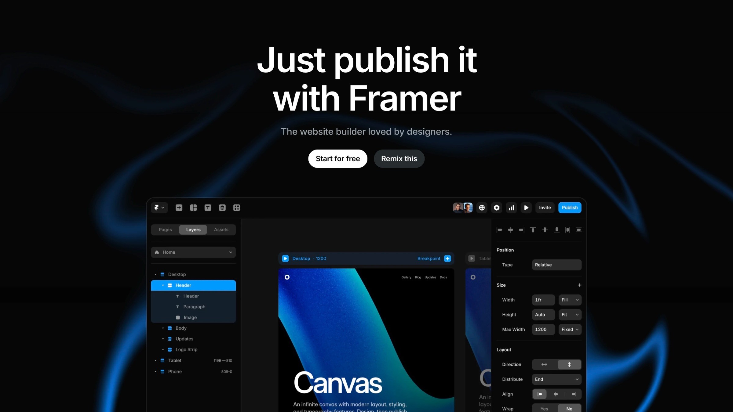 Responsive Website by Framer University