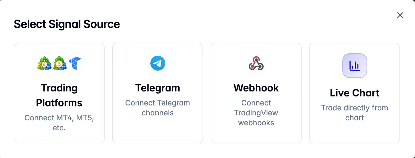 select signal source