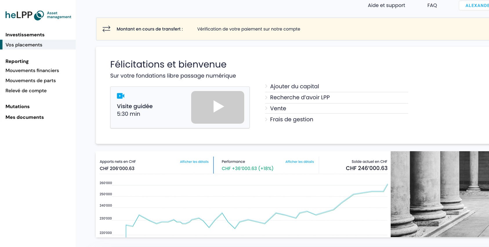 Asset management for pension fund