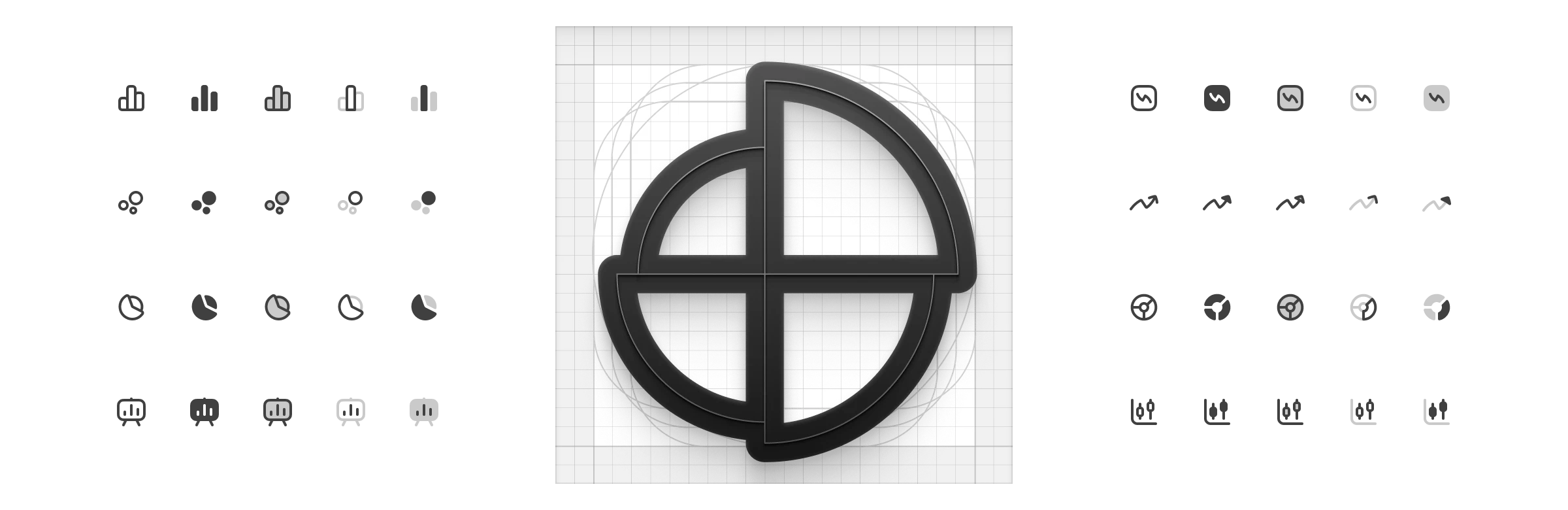 Minimalist artificial intelligence icon, AI design, smart robotics, neural network, digital tech vector, futuristic AI UI graphic, machine learning, cognitive computing, innovative tech symbol.