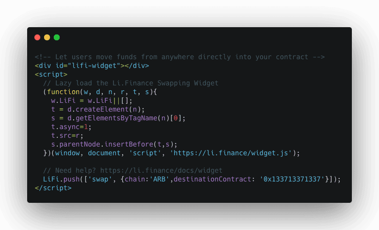 lifi-code-snippet