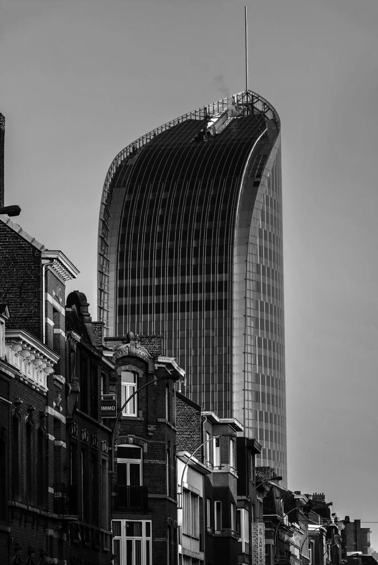 High rise building in Liège