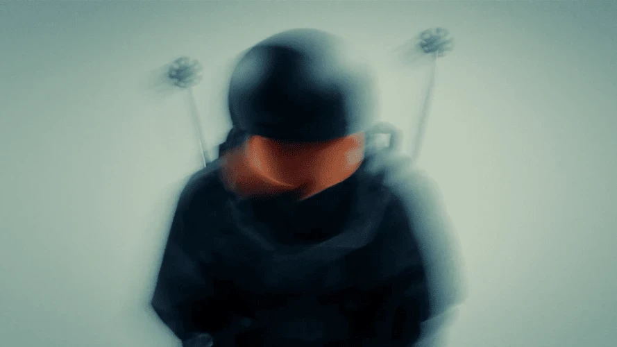 skier from an OUTLINE production