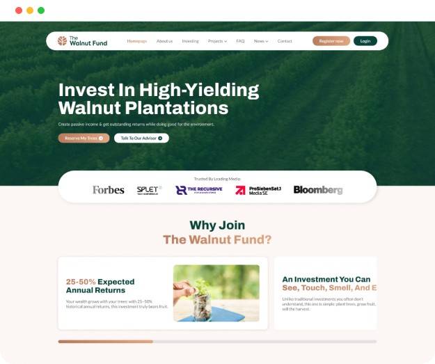 The Walnut Fund Project - Homepage