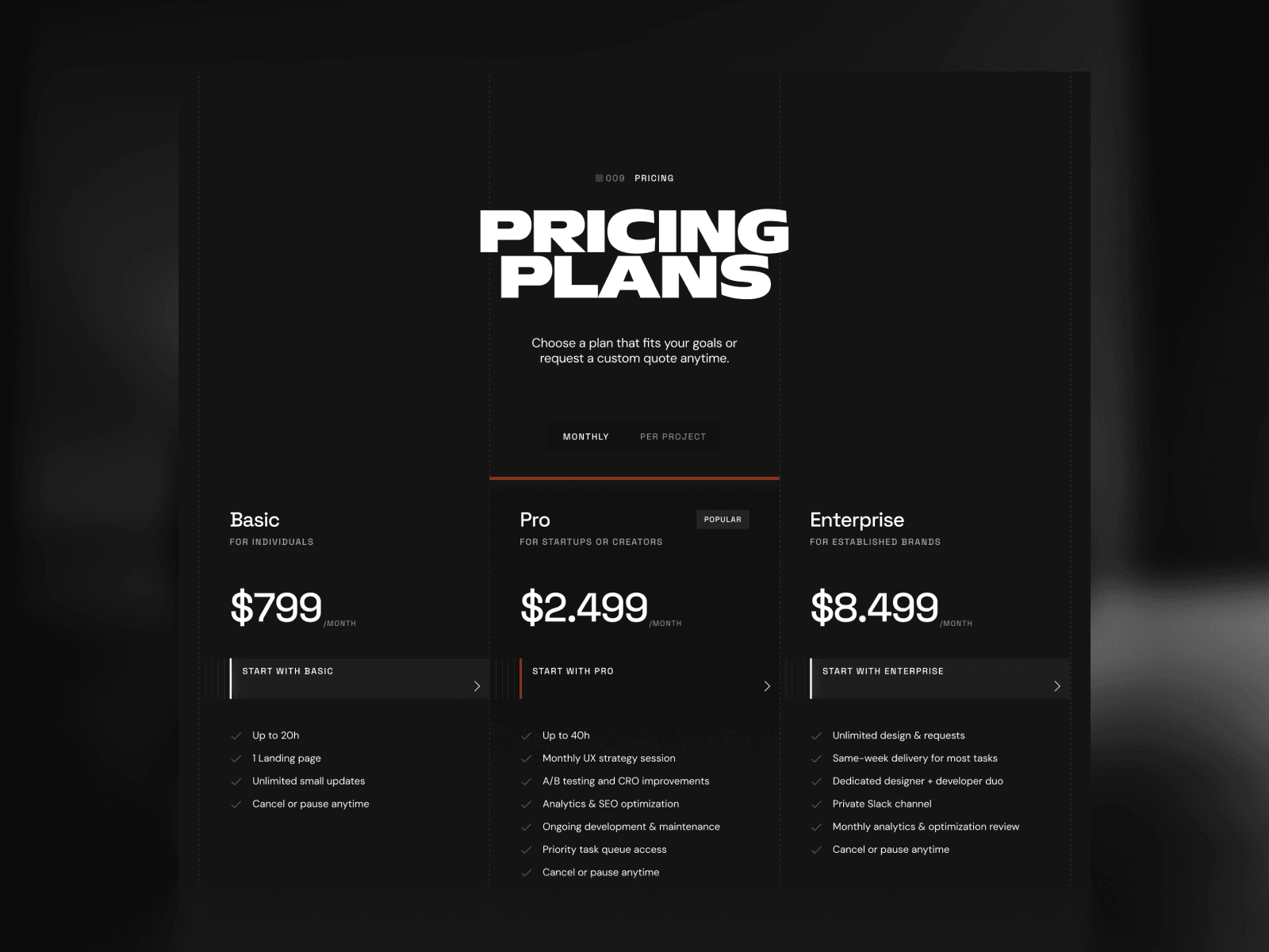 Linie Digital Agency Framer Template