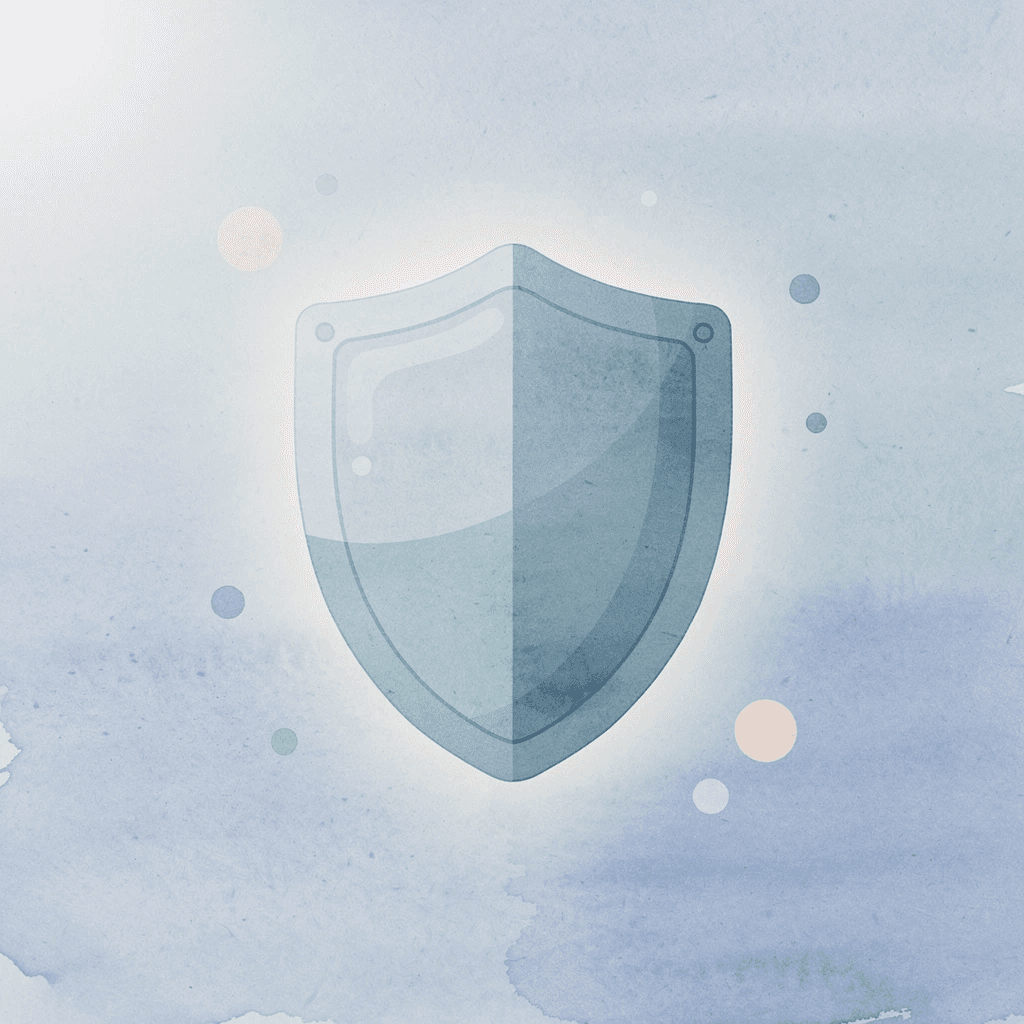 Shield icon representing brand protection and quality assurance - Business T-Shirt Design Ideas